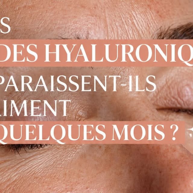 Acide hyaluronique durée résorption injection visage