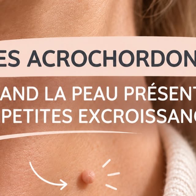 Acrochordons : petites excroissances cutanées bénignes