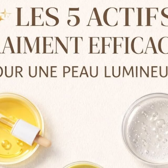 Actifs skincare pour la routine visage