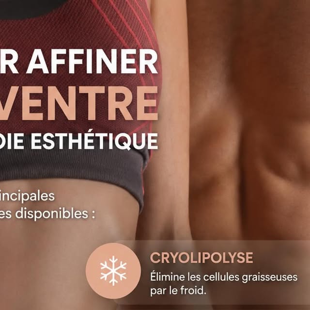 Affiner ventre technologies esthetiques cryolipolyse