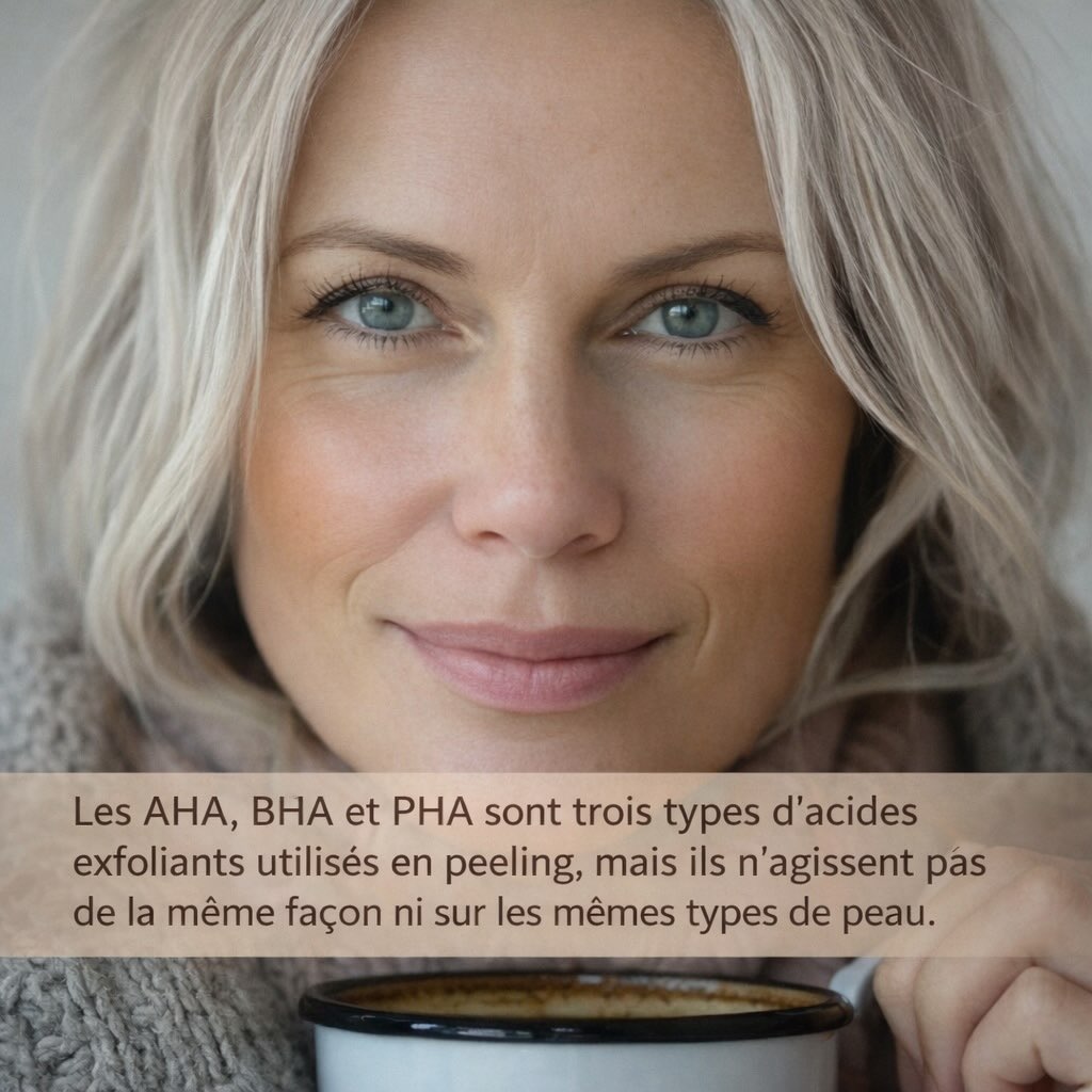 AHA BHA PHA acides exfoliants différences