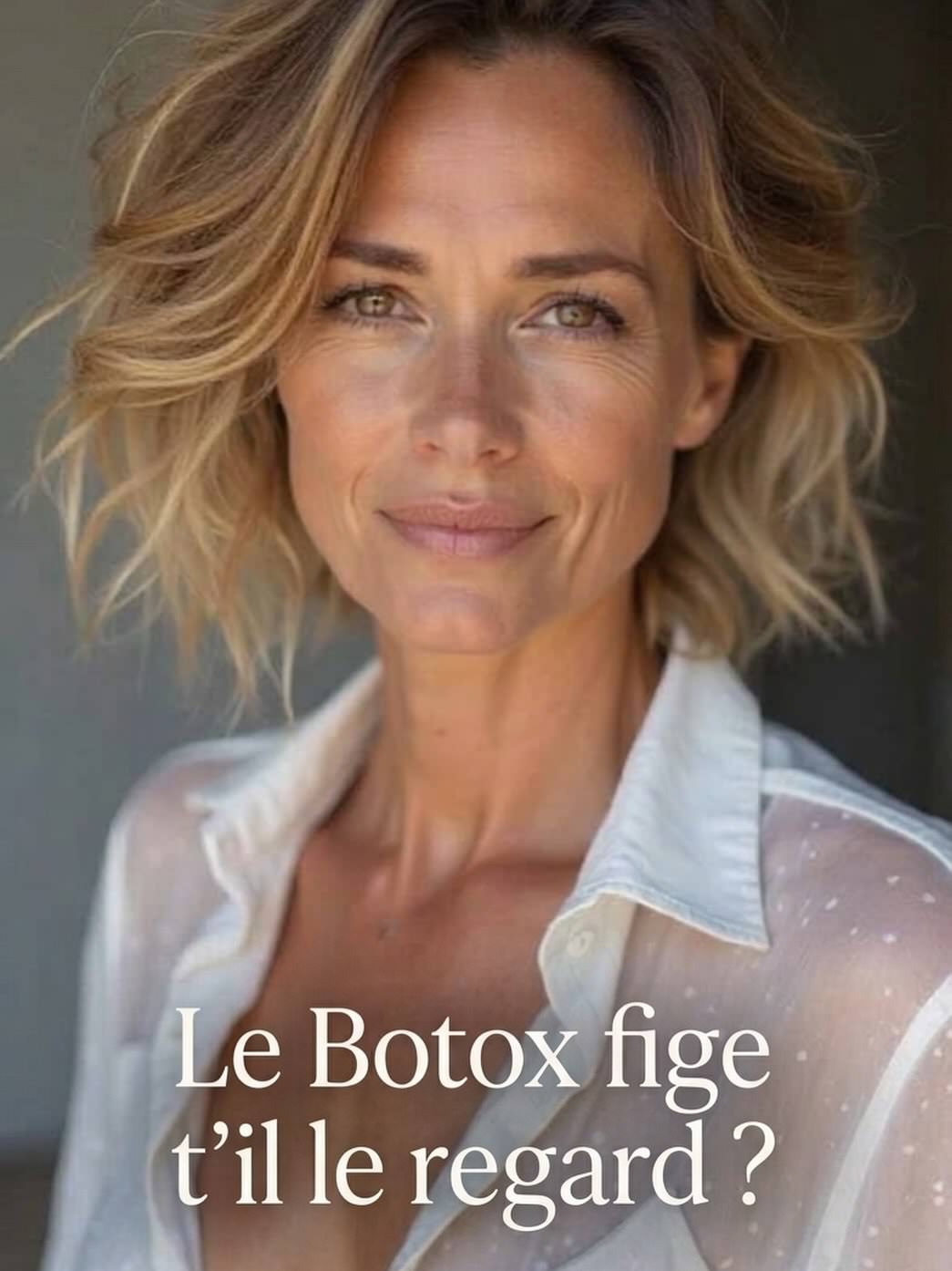 Botox regard mythe réalité injection esthétique