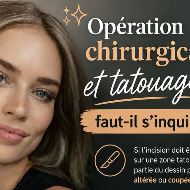 Chirurgie tatouage anesthésie cicatrice précautions