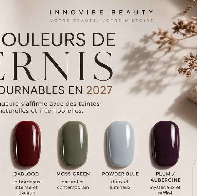 Couleurs de vernis tendance 2027
