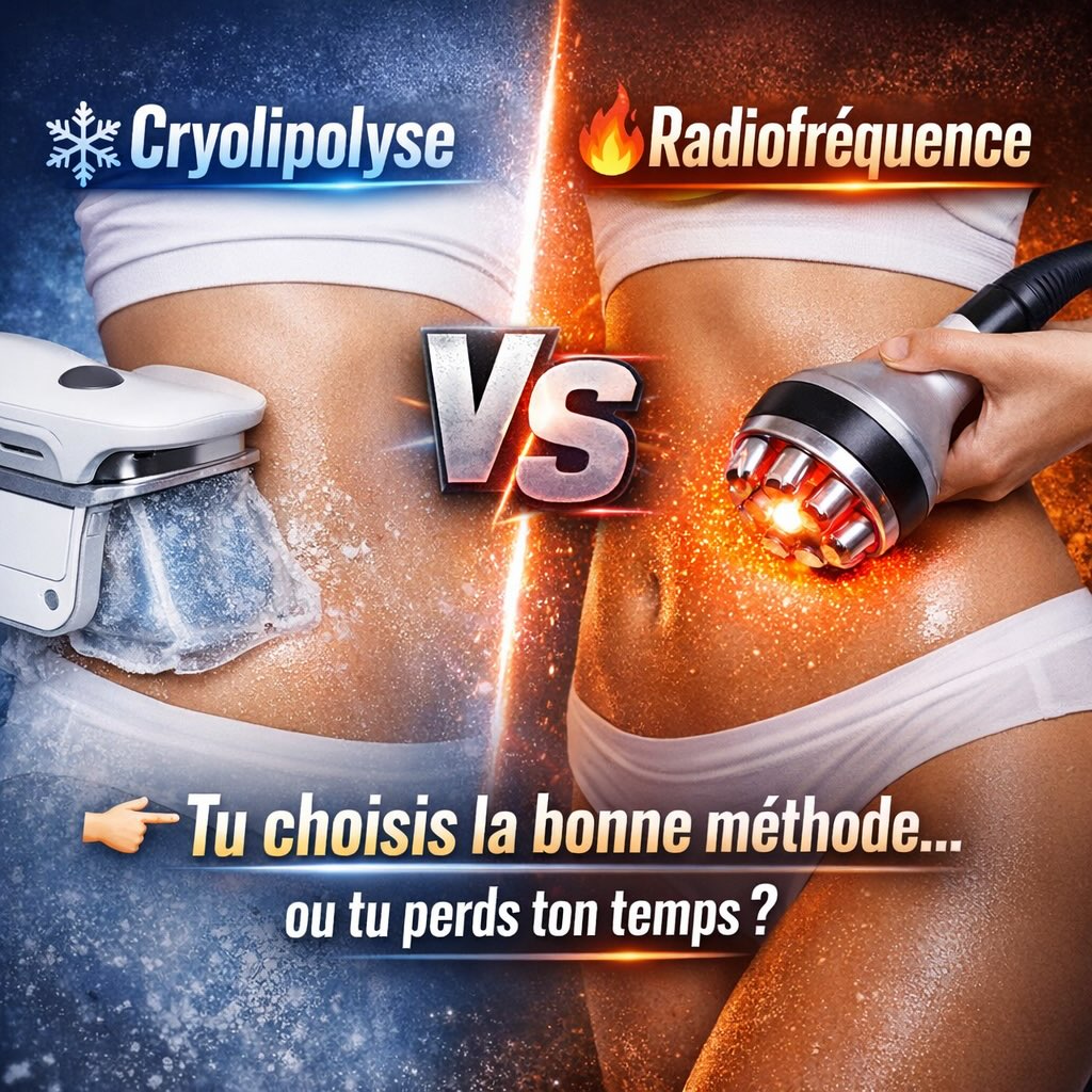 Cryolipolyse vs Radiofréquence