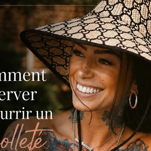 Décolleté tatoué préserver nourrir hydratation protection
