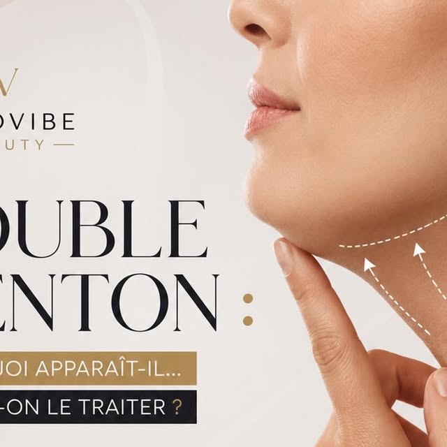 Double menton causes génétique posture solutions