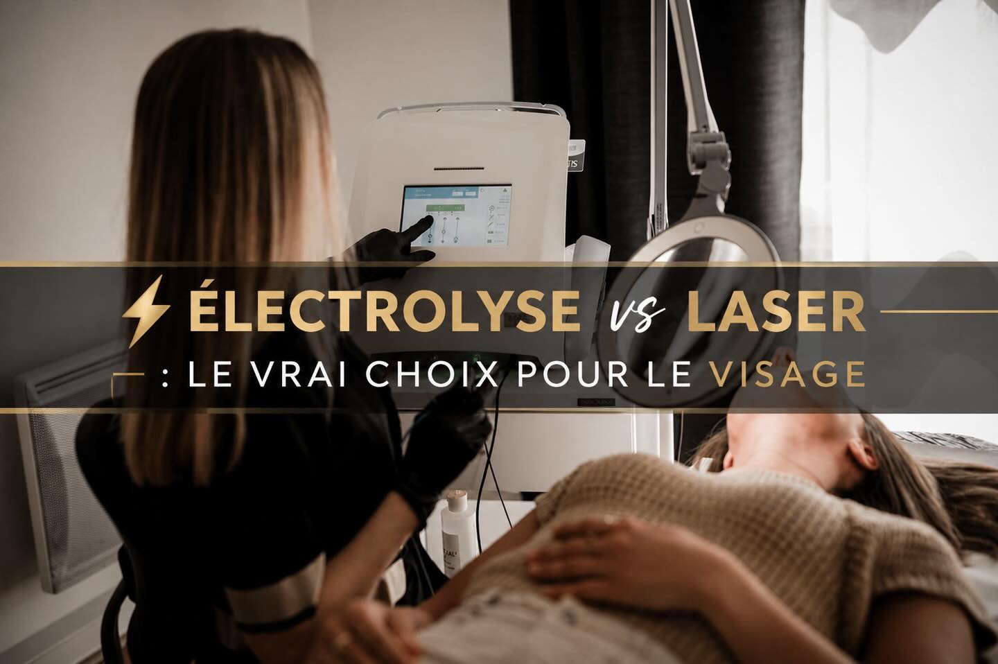 Électrolyse vs laser visage poils blonds précision épilation