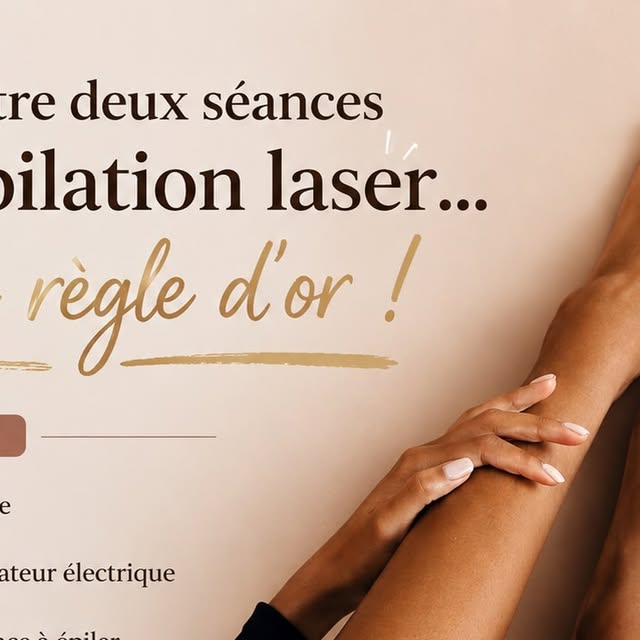 Règle d'or entre deux séances d'épilation laser