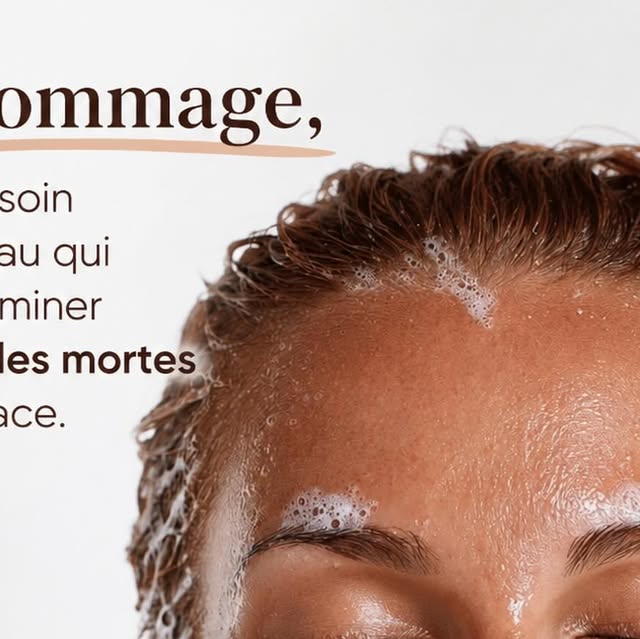 Gommage exfoliation cellules mortes peau eclat