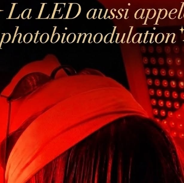 LED photobiomodulation masque lumiere soin peau