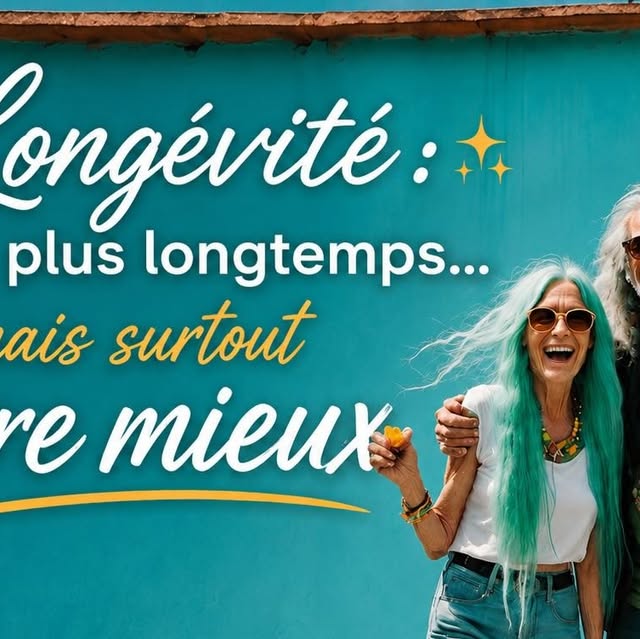Longévité vivre mieux santé vieillissement bien-être