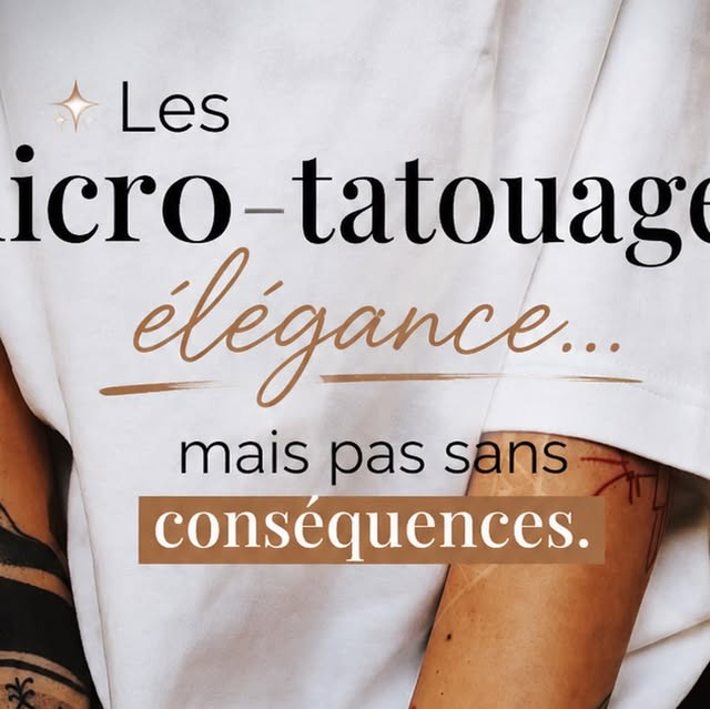 Micro-tatouage minimaliste sur la peau