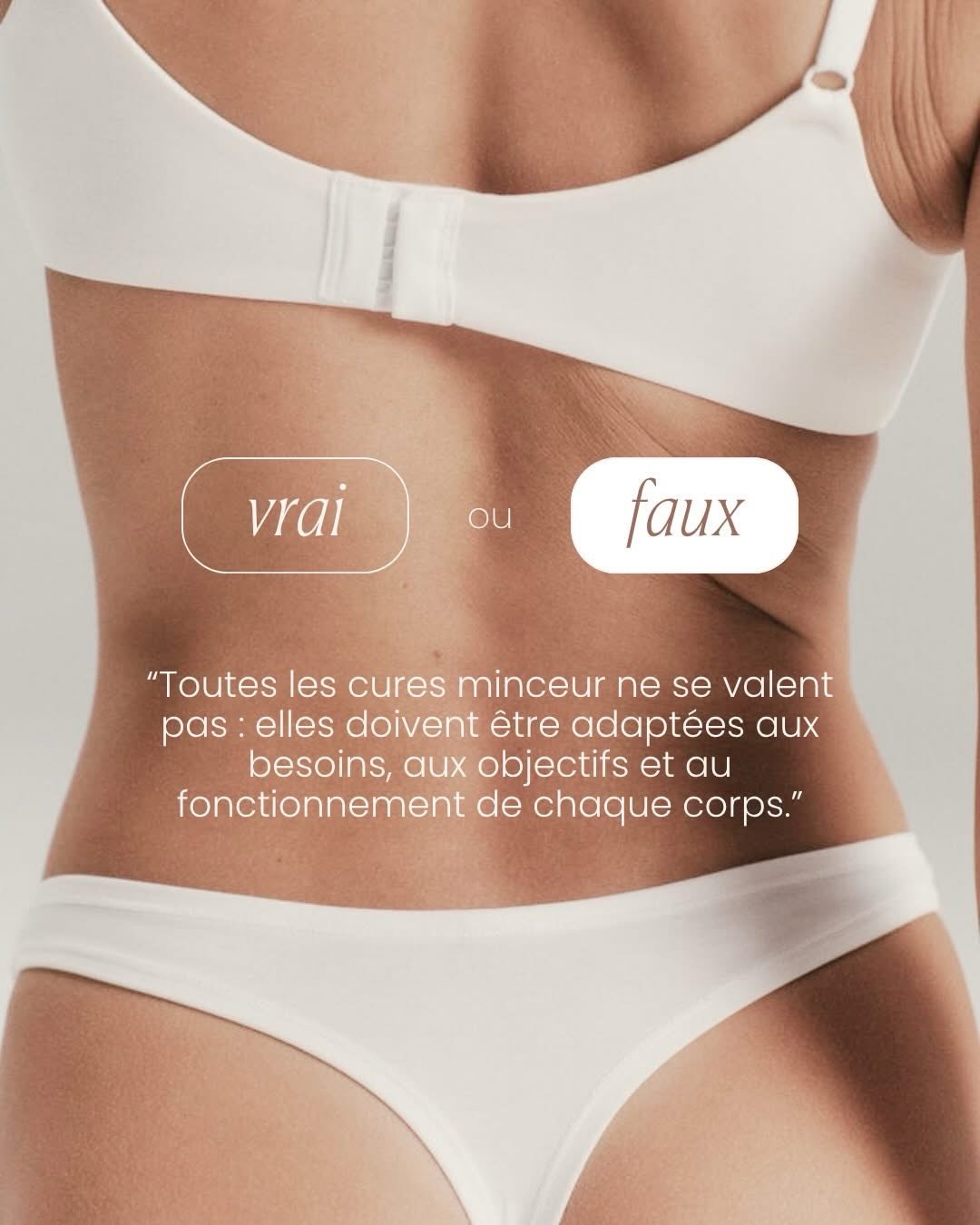 Minceur fermeté cures personnalisées vrai faux Starvac slide 4