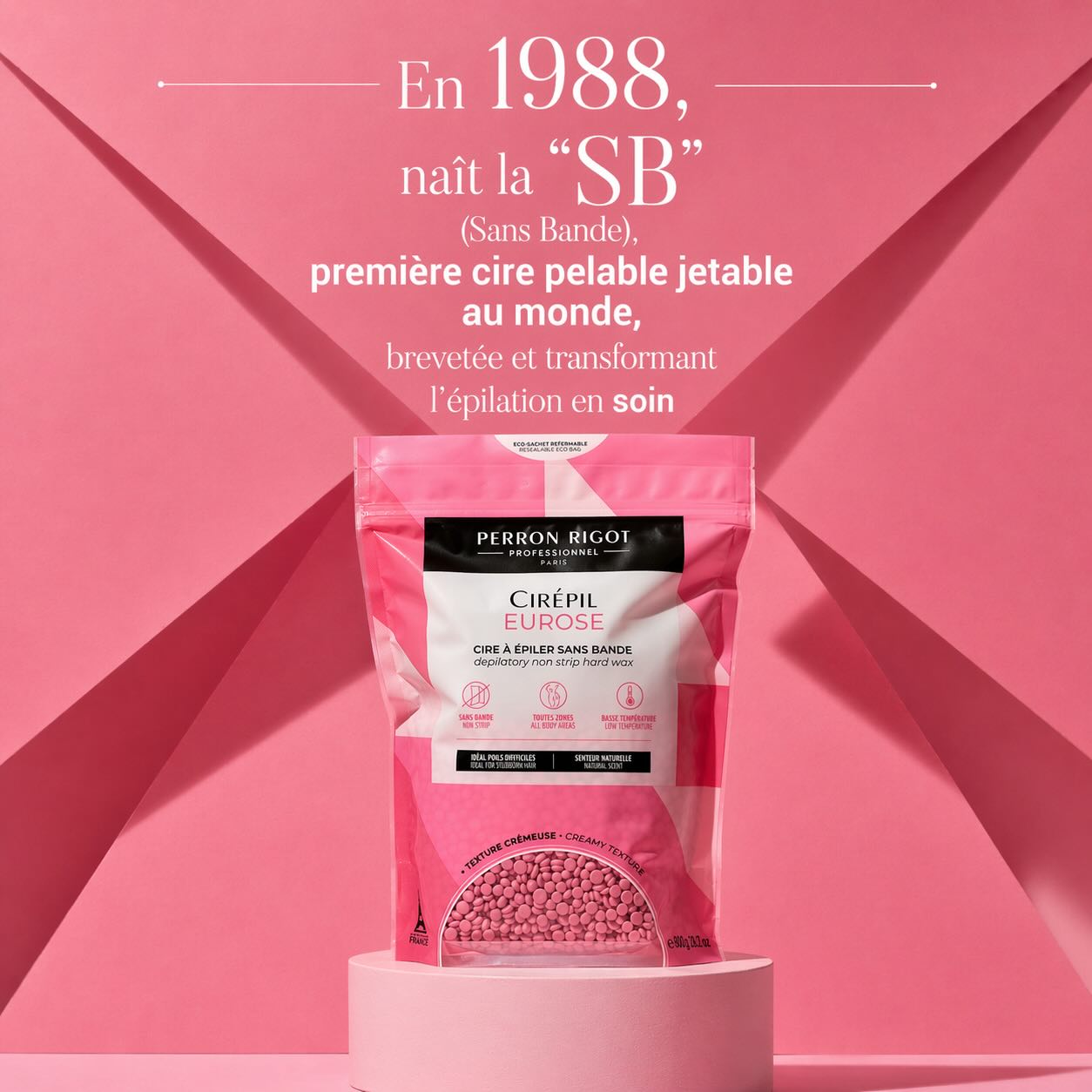Perron Rigot histoire cire épilation sans bandes innovation 1988