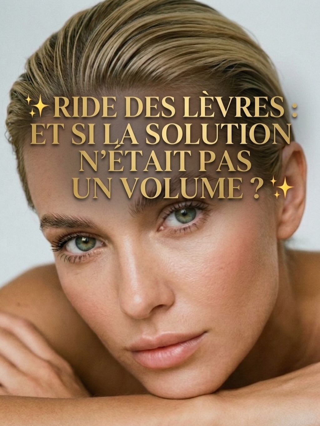 Ride des lèvres radiofréquence microneedling contour bouche