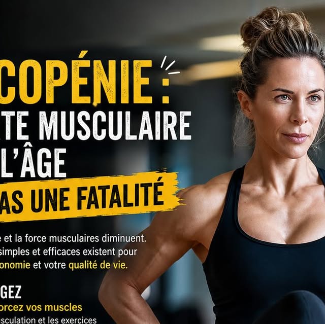 Sarcopénie perte musculaire âge musculation prévention