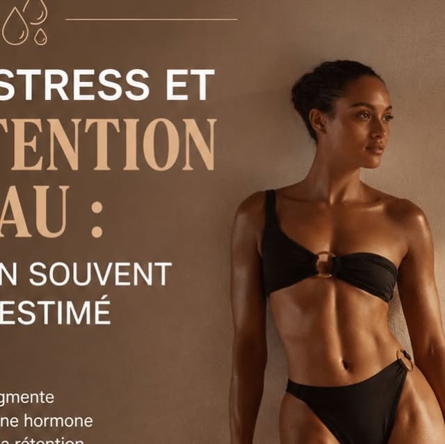 Stress rétention d'eau gonflements cortisol jambes lourdes