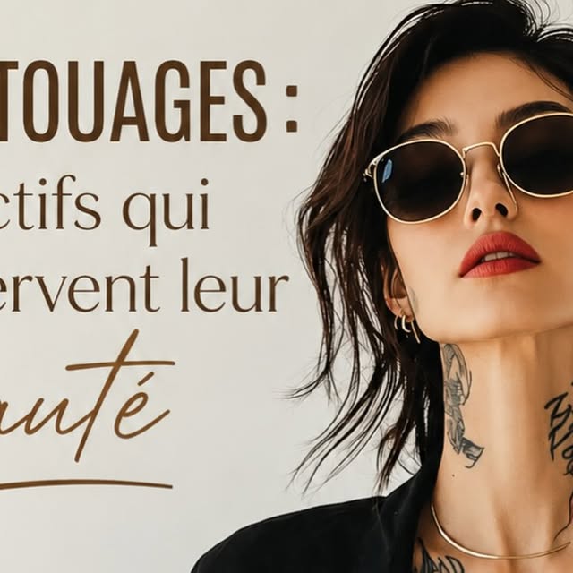 Soin de la peau pour préserver un tatouage