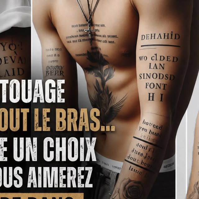 Tatouage manche complète sur le bras