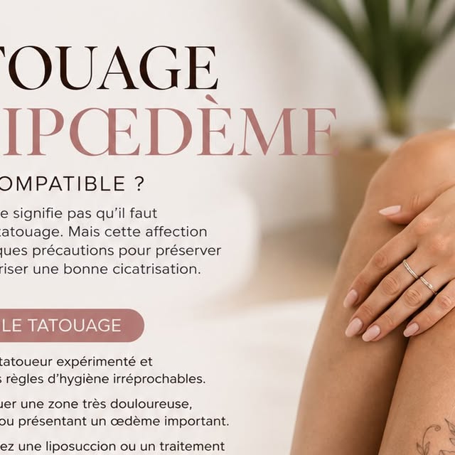 Tatouage et précautions liées au lipœdème