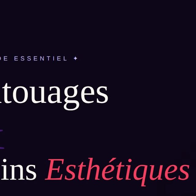 Tatouages soins esthetiques precautions peau tatouee
