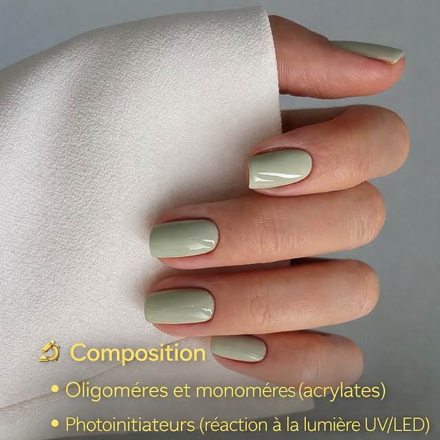 Vernis semi-permanent — composition et polymérisation UV/LED